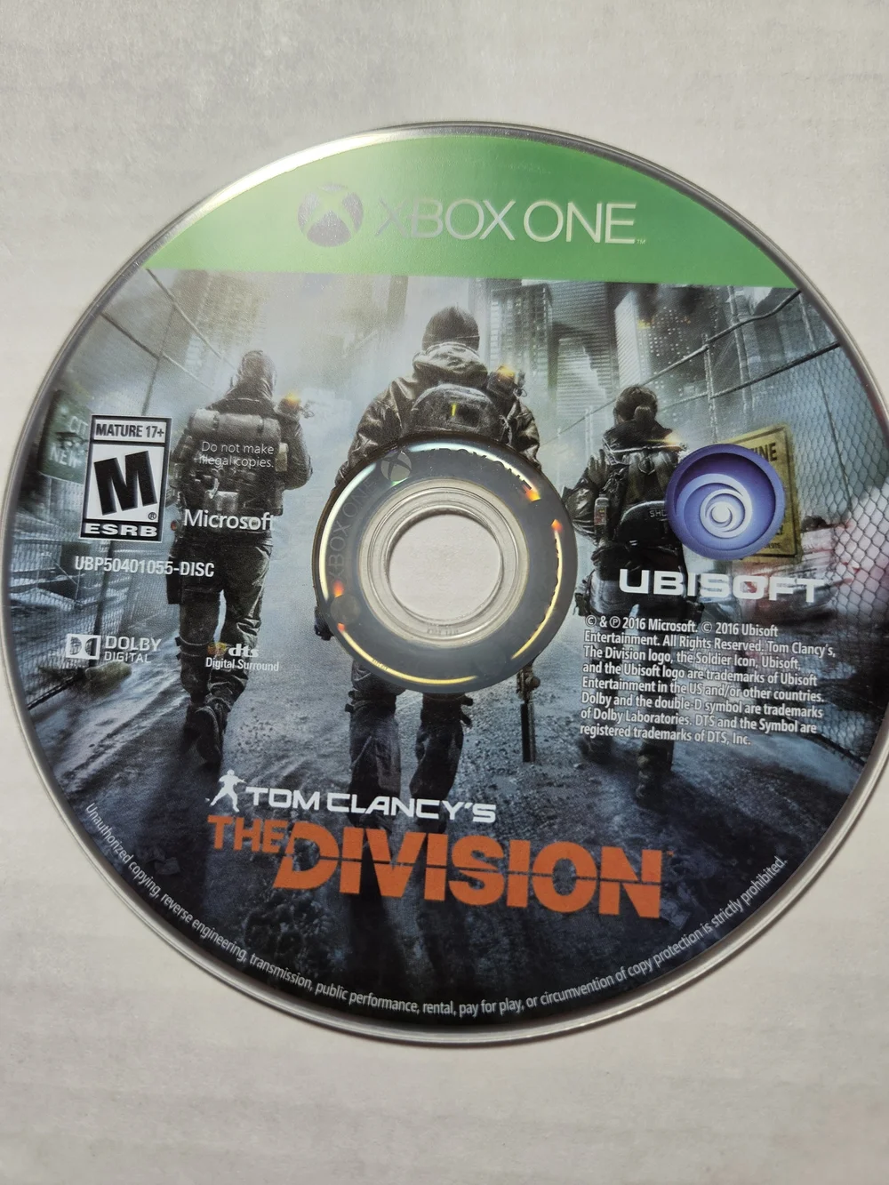 Ubisoft Tom Clancy's The Division Xbox One M 2015 Online